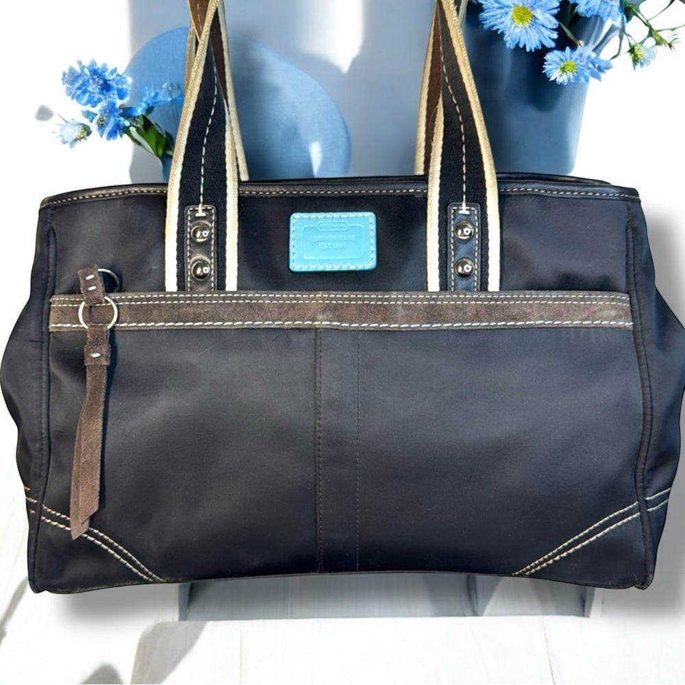 Coach Y2K Hampton Sateen Shoulder Bag - Picture 1 of 11